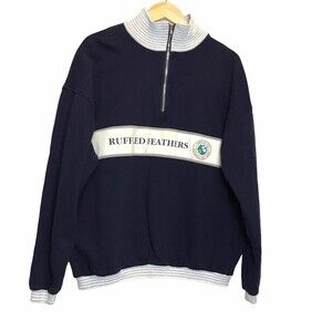 Vintage Ruffled Feathers Authentic‎ Golf Wear Sweater Large